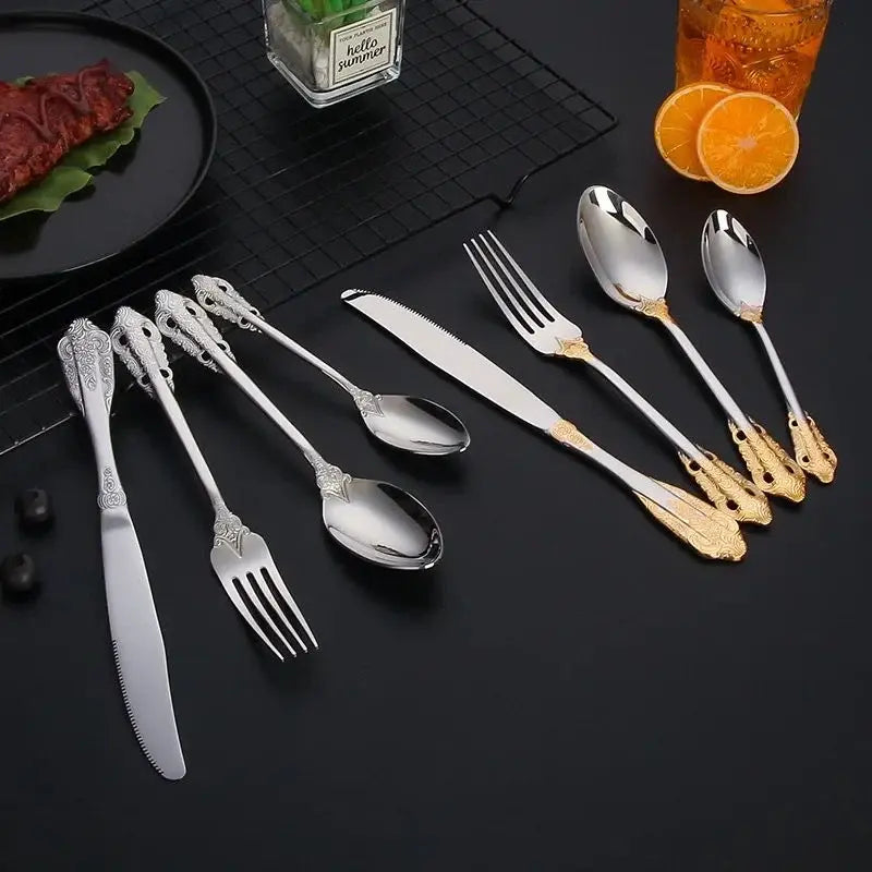 steel cutlery set