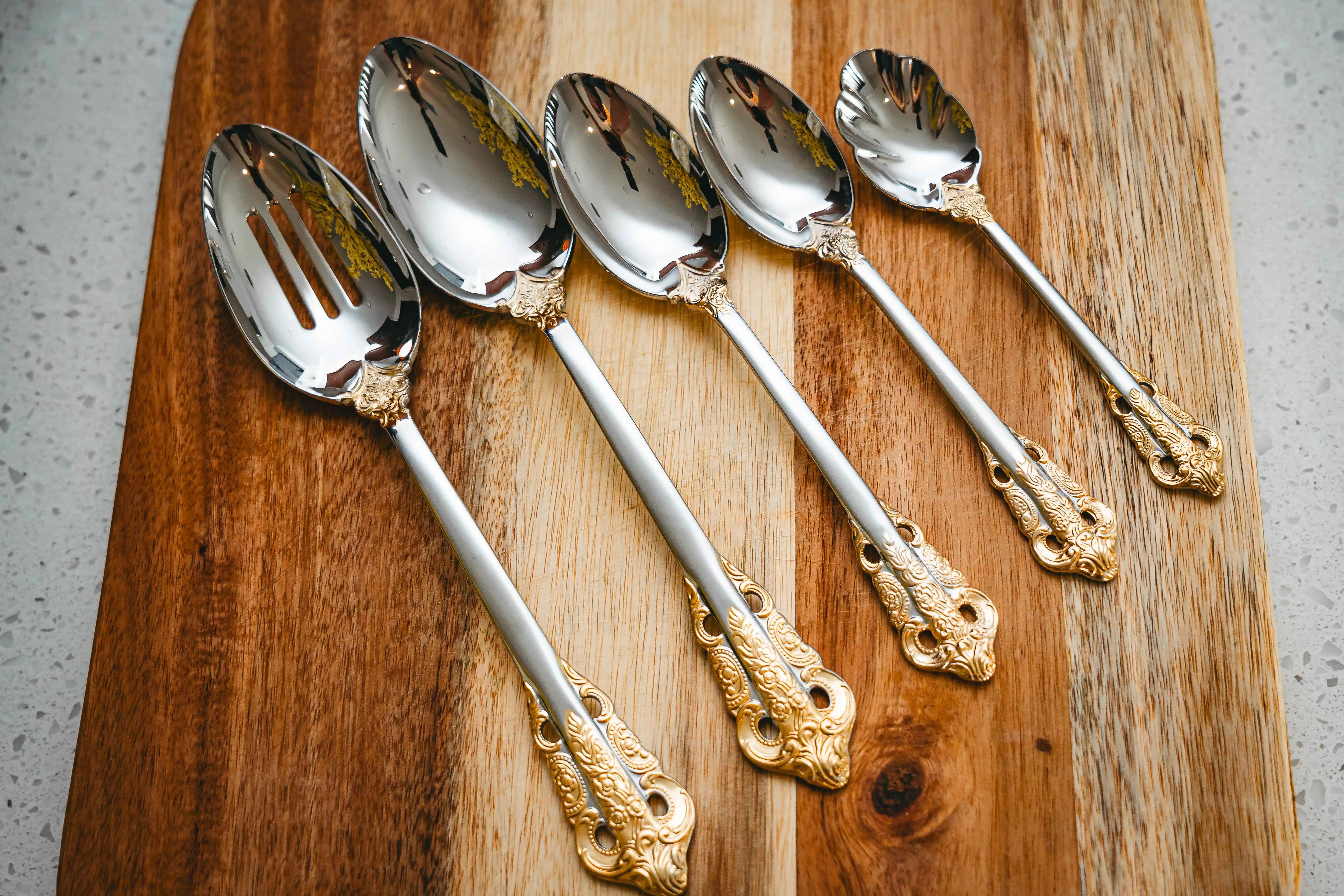 golden spoon set