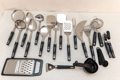 Complete Stainless Steel Kitchen Tool Set – 24 Piece set