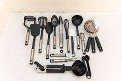 21-Piece Non-Stick Kitchen Utensil & Tool Set with Stainless Steel Handles