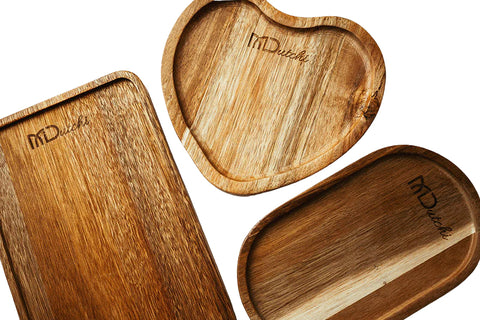 Triple Play Dutchi 3 Piece Wooden Cutting Board Set | Chopping & Serving Boards