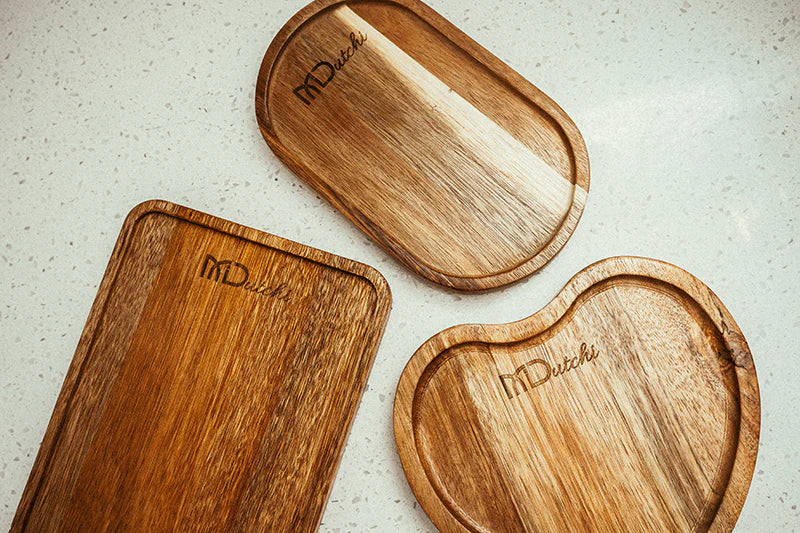 serving wooden board