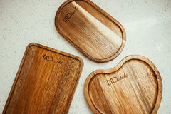 serving wooden board